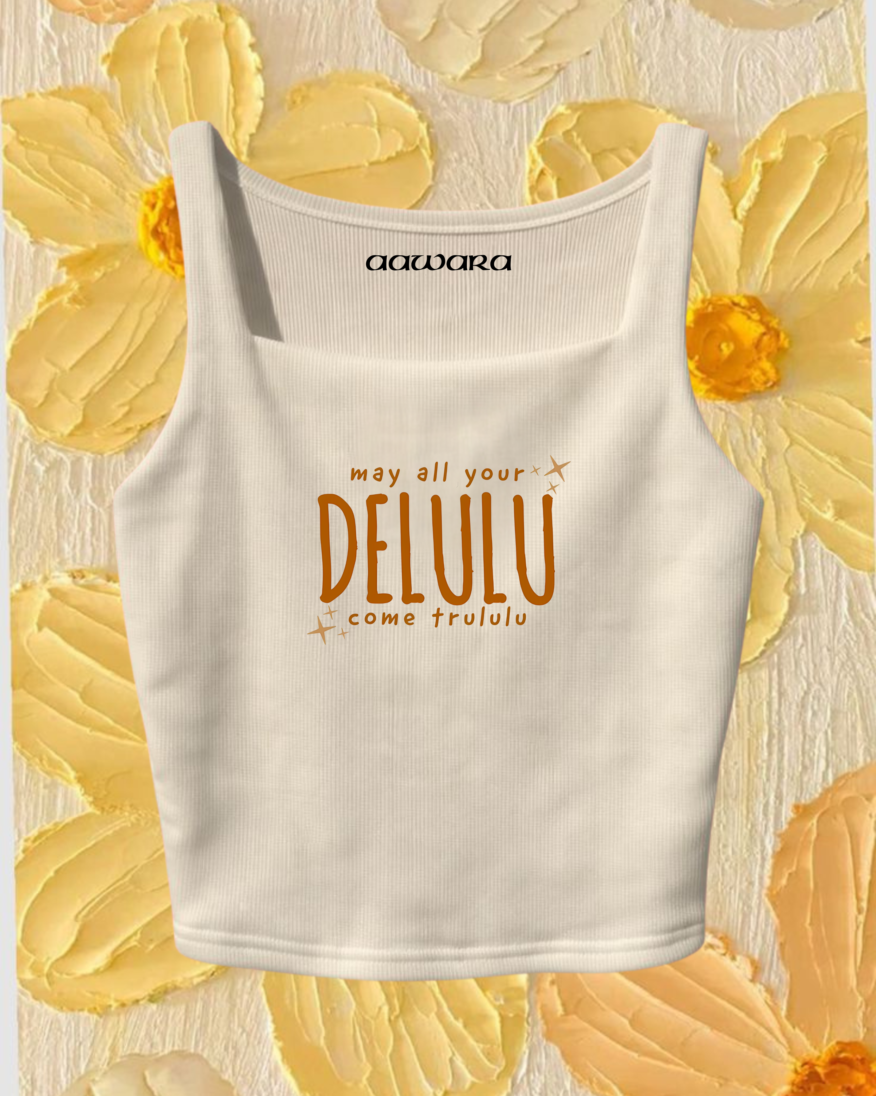 Delulu Is The Only Solulu Crop Top