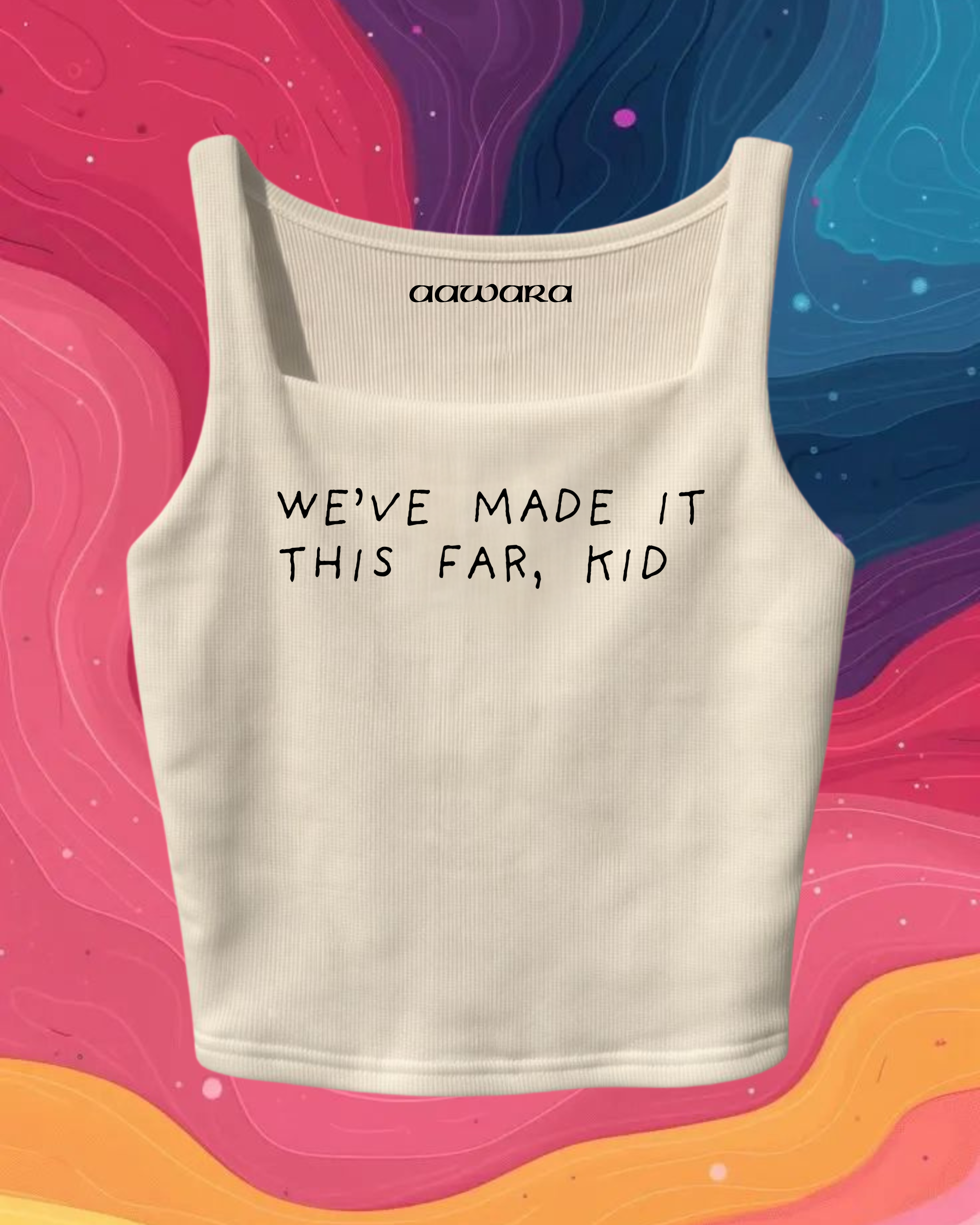 We’ve Made It This Far Kid Crop Top