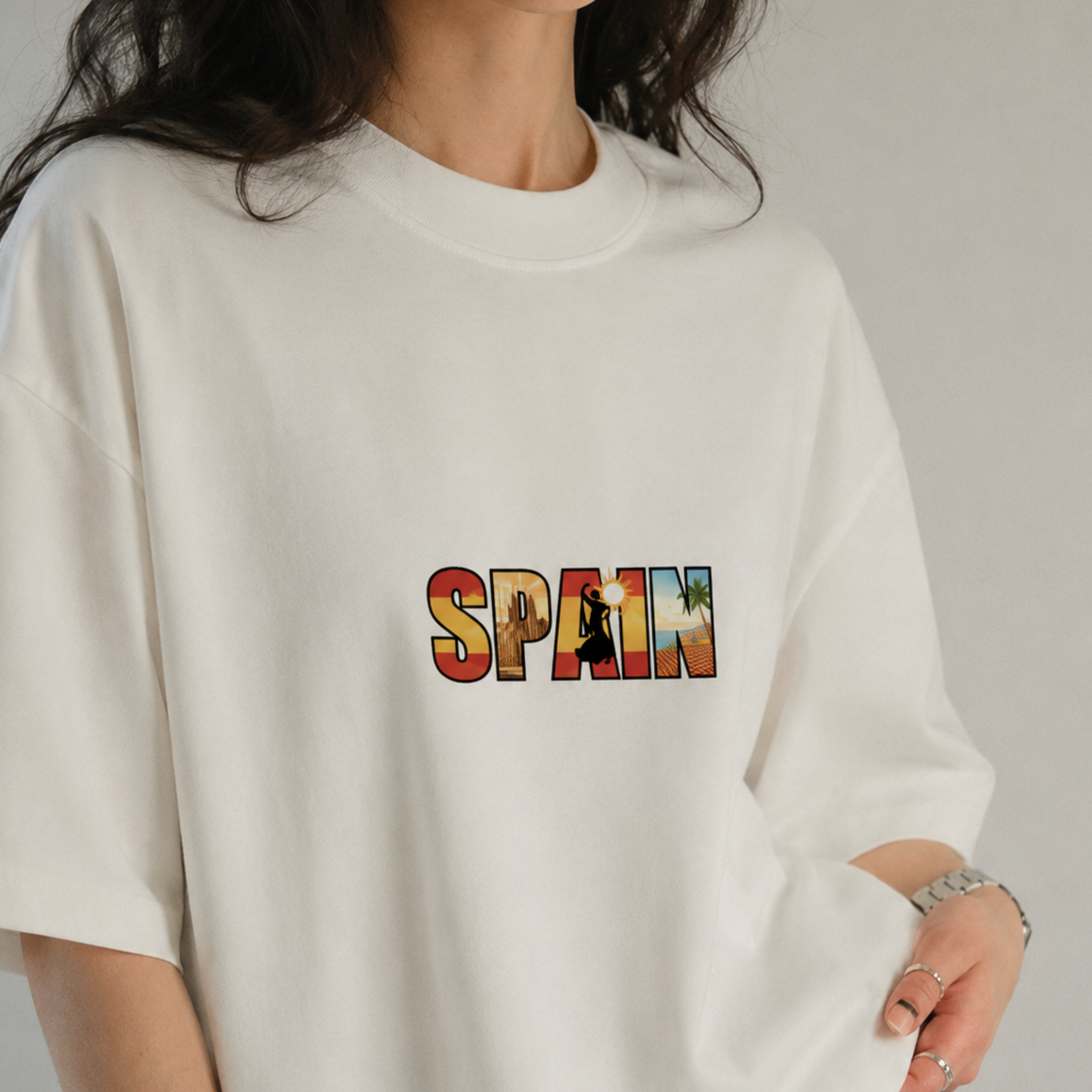Spain Roja Oversized T-Shirt