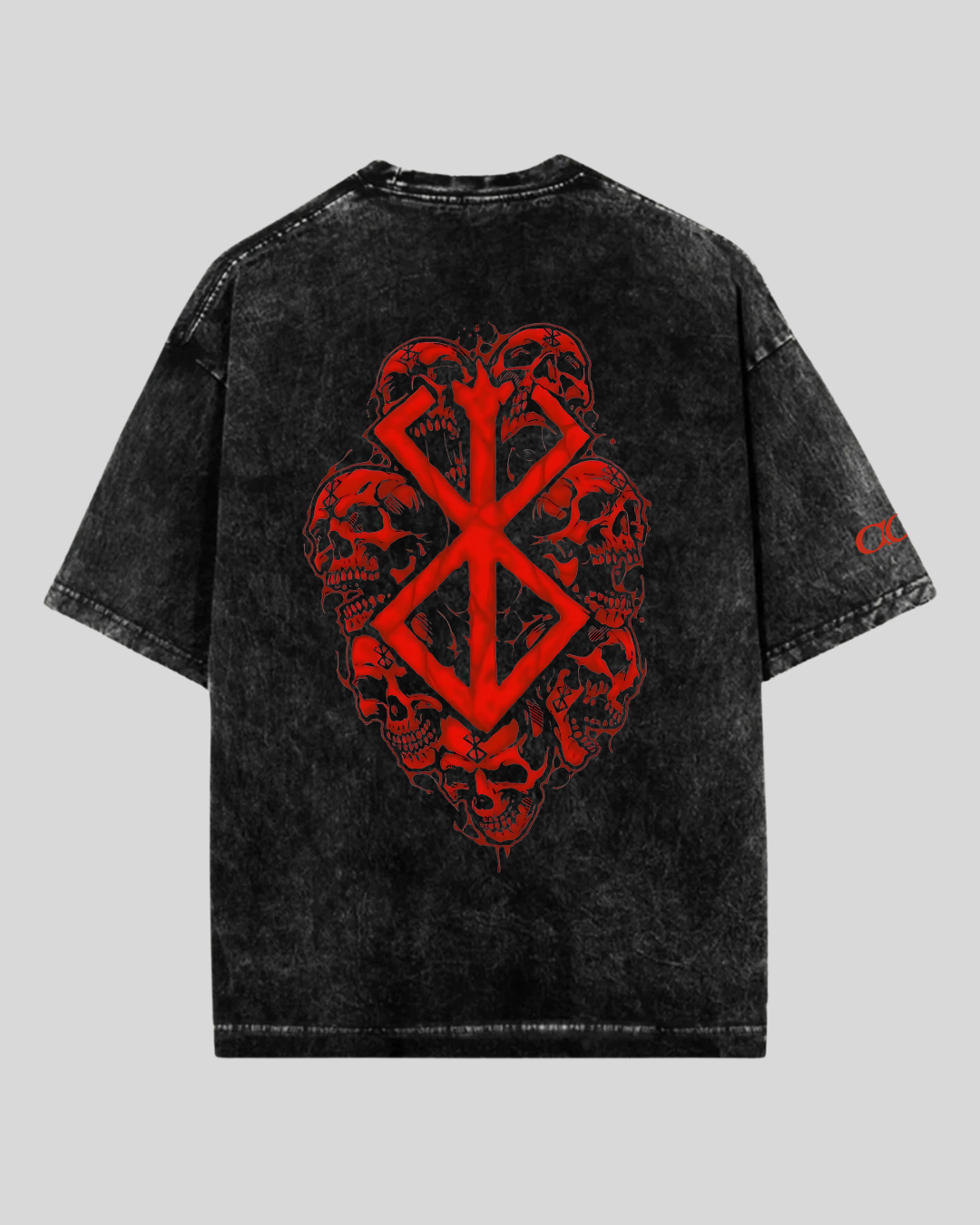 Red Eclipse Oversized Tee