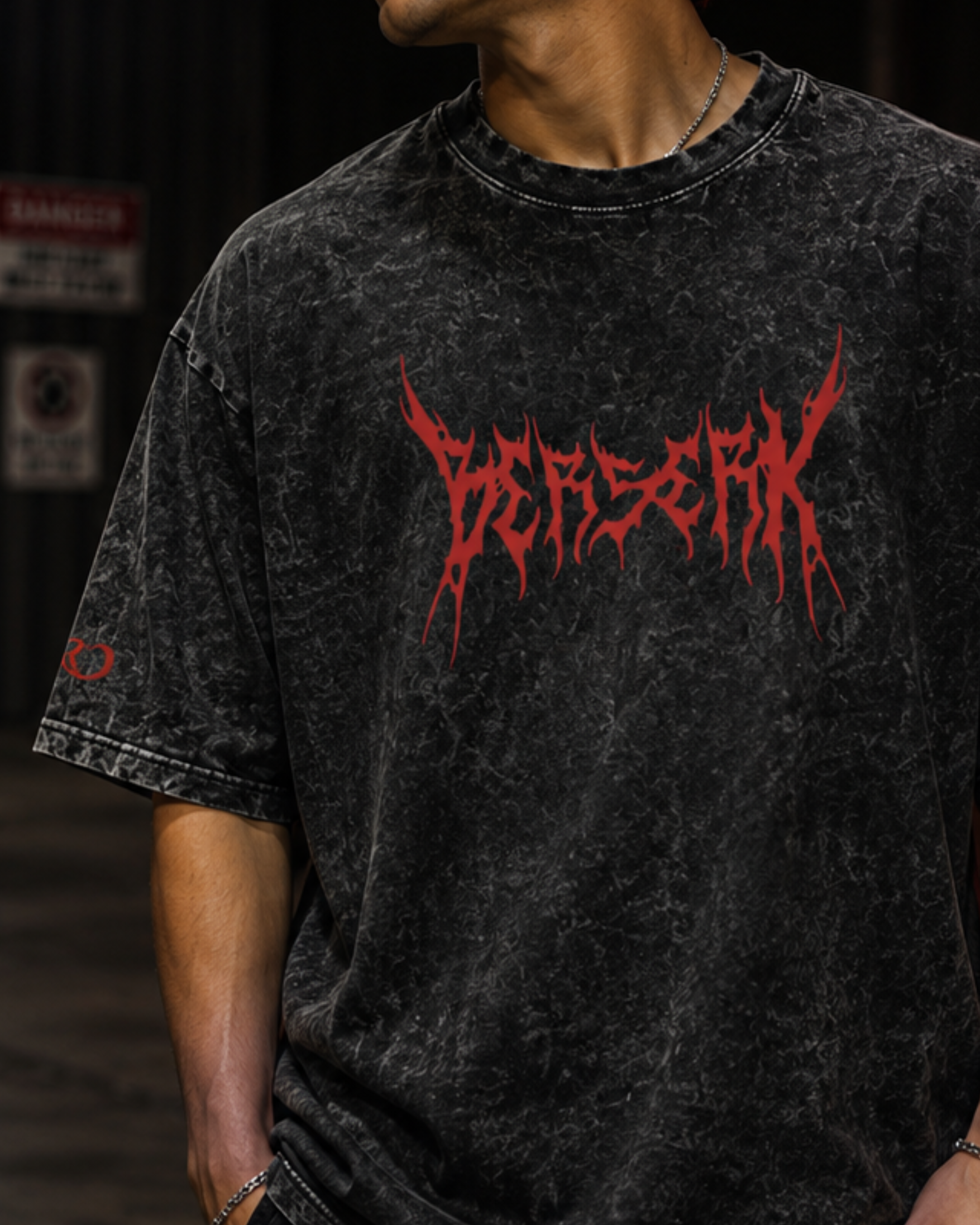 Red Eclipse Oversized Tee