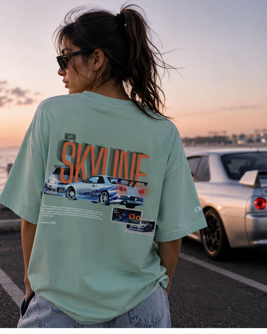 ’99 Skyline GT-R Oversized Tee