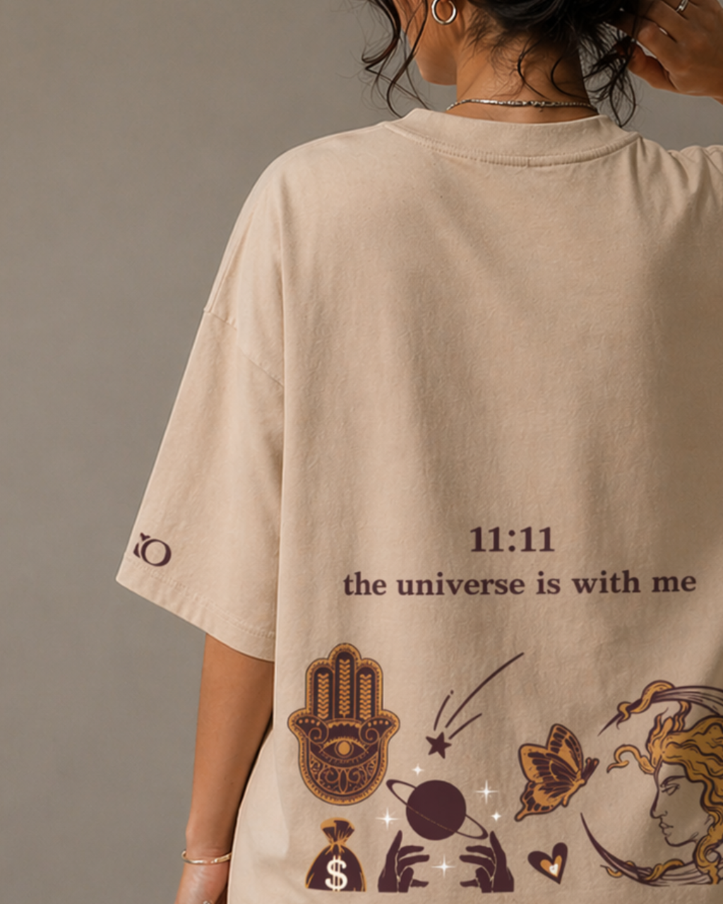 Cosmic Align 11:11 Oversized Tee