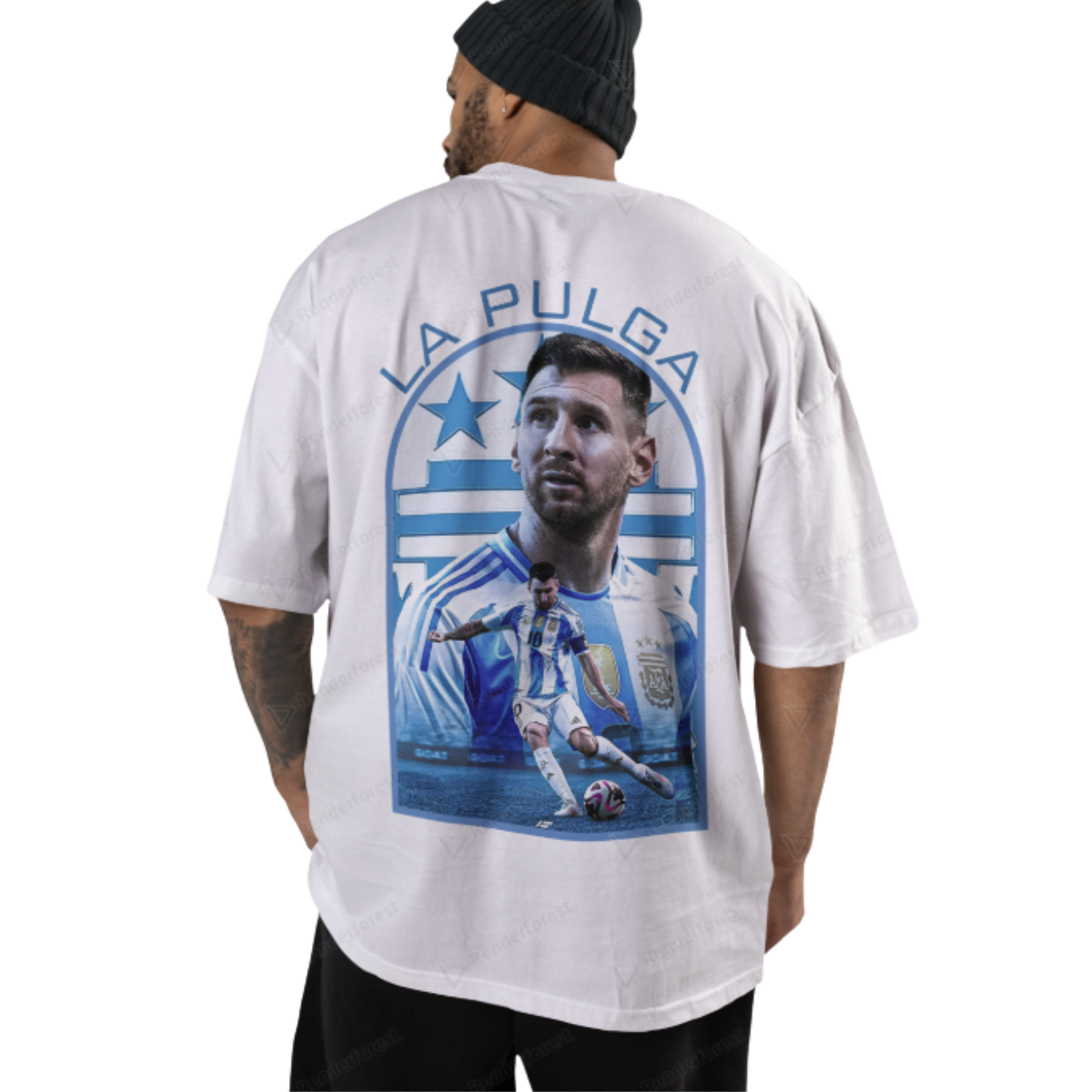 Eternal Blue Oversized T-Shirt